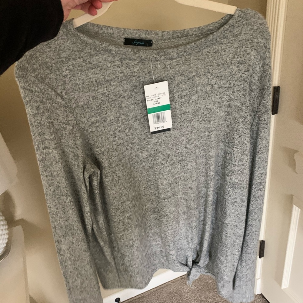 extremely soft grey shirt